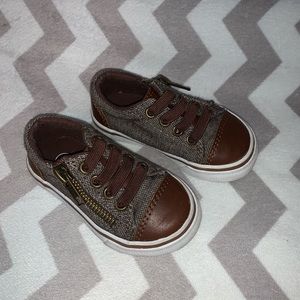 Brown toddler sneakers